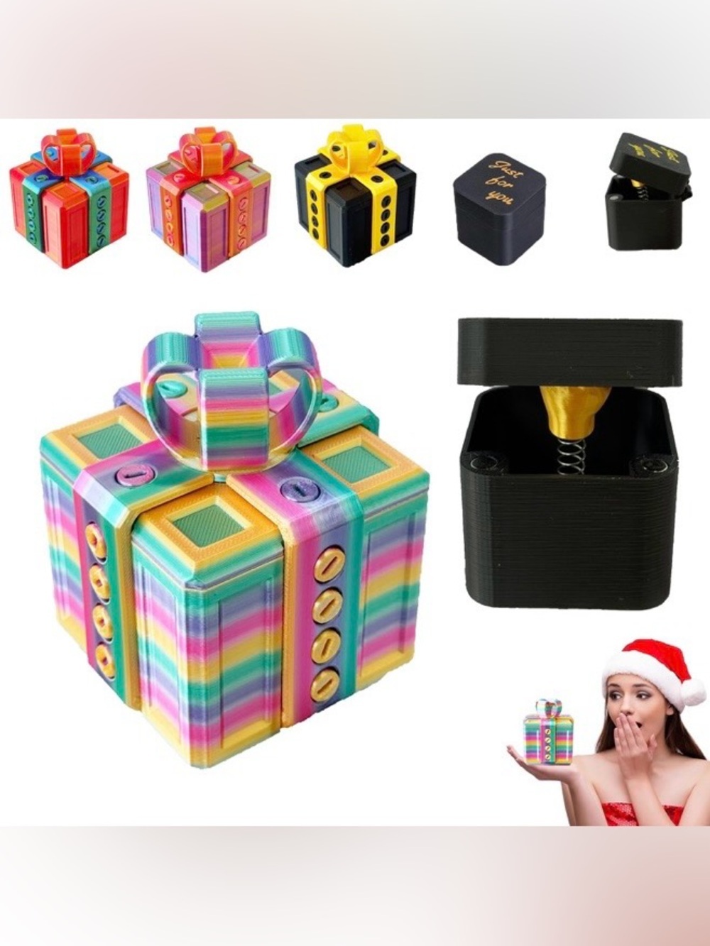 Prank Puzzle Gift Box Hidden Surprise Gag Gift